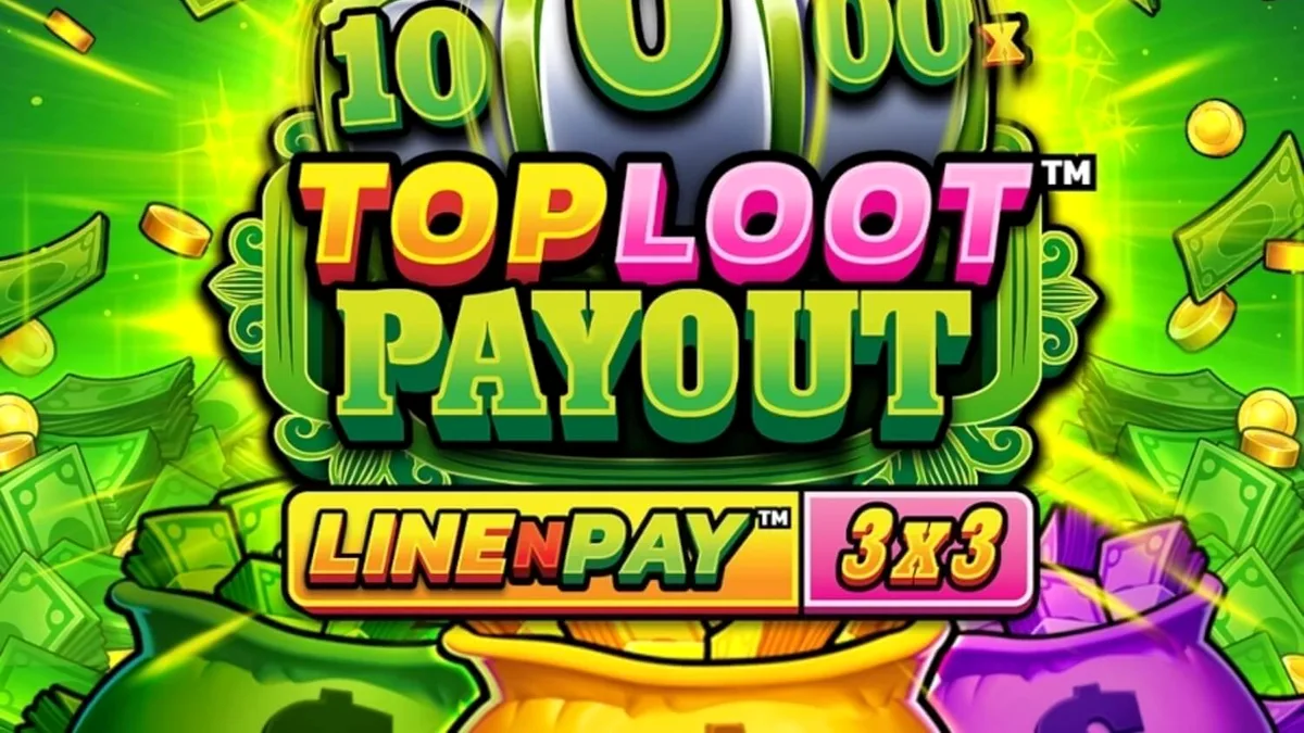 TopLoot Payout LineNPay سلاٹ مشین کا انٹرفیس